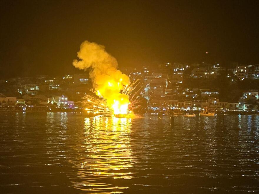 Λίνα Μενδώνη στη Σάμο: Η Ελλάδα δεν δέχεται καμία πρόκληση στα εθνικά και κυριαρχικά δικαιώματα της