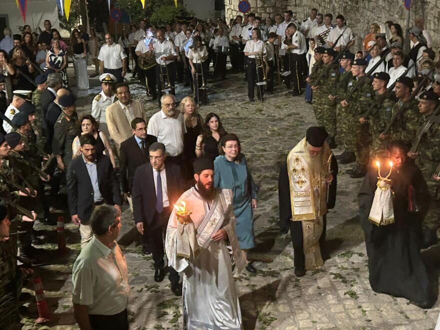 Λίνα Μενδώνη στη Σάμο: Η Ελλάδα δεν δέχεται καμία πρόκληση στα εθνικά και κυριαρχικά δικαιώματα της