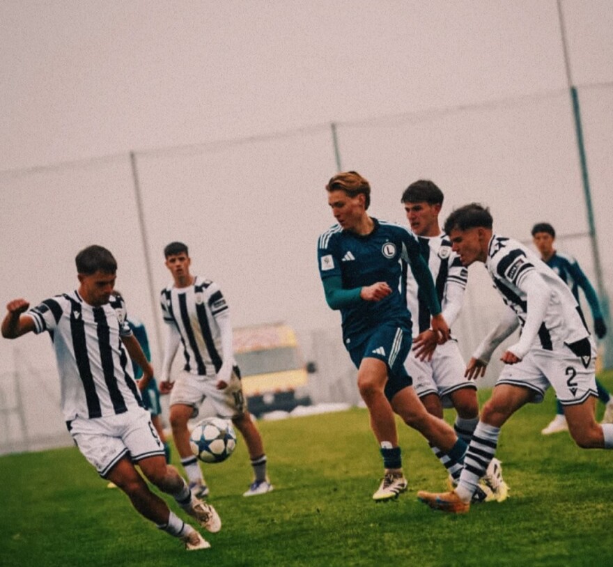 Youth League: Ο ΠΑΟΚ ηττήθηκε με 2-1 στη Βαρσοβία από τη Λέγκια