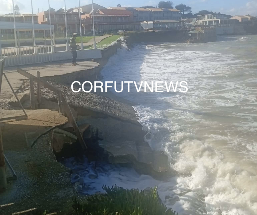 Σοβαρή διάβρωση στο Canal d’Amour στην Κέρκυρα, επιχειρήσεις κρέμονται στον αέρα 