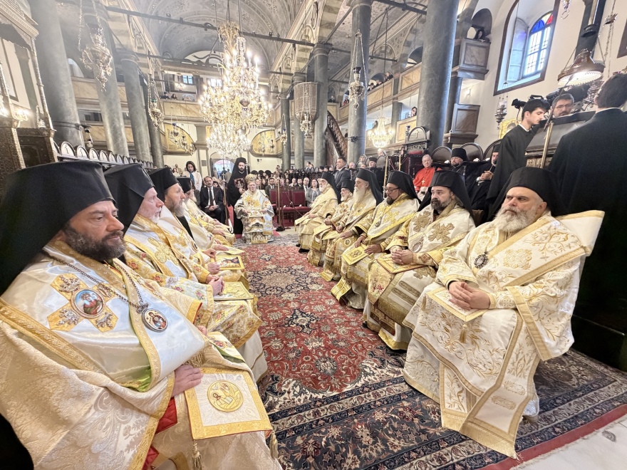 Εορτάσθηκε η Κυριακή της Ορθοδοξίας στον Πατριαρχικό Ναό του Αγίου Γεωργίου στο Φανάρι