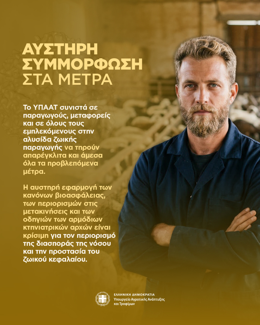 Τι είναι ο αφθώδης πυρετός, τα συμπτώματα και τα μέτρα: Ερωτήσεις και απαντήσεις από το υπουργείο Αγροτικής Ανάπτυξης