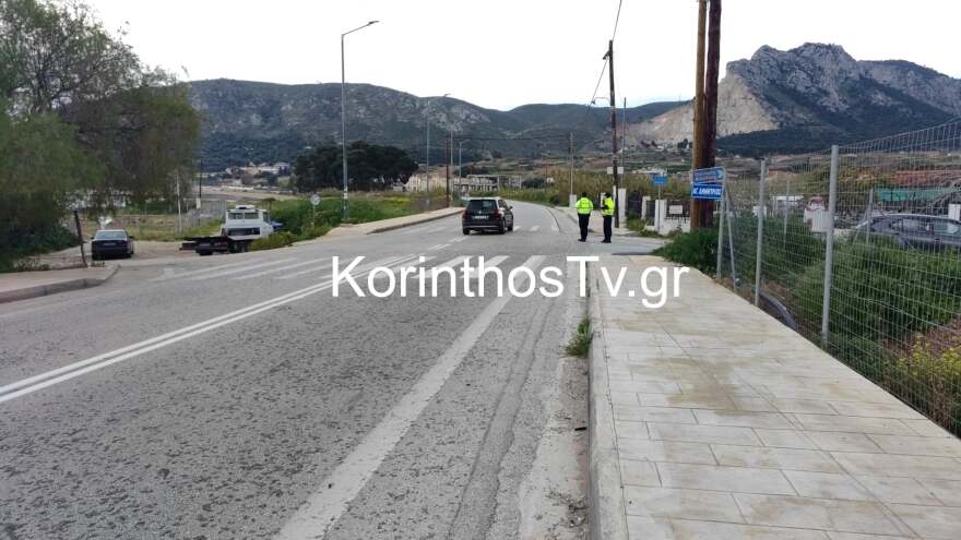 Κορινθία: Σοκαριστικό τροχαίο με δύο τραυματίες στην περιφερειακή Ισθμού - Επιδαύρου