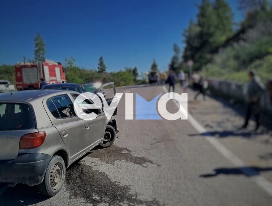 Τρεις τραυματίες μετά από σοβαρό τροχαίο πάνω από το χωριό Βουτά στην Εύβοια