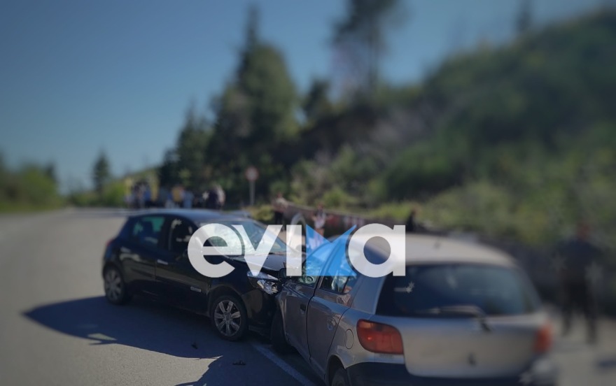 Τρεις τραυματίες μετά από σοβαρό τροχαίο πάνω από το χωριό Βουτά στην Εύβοια