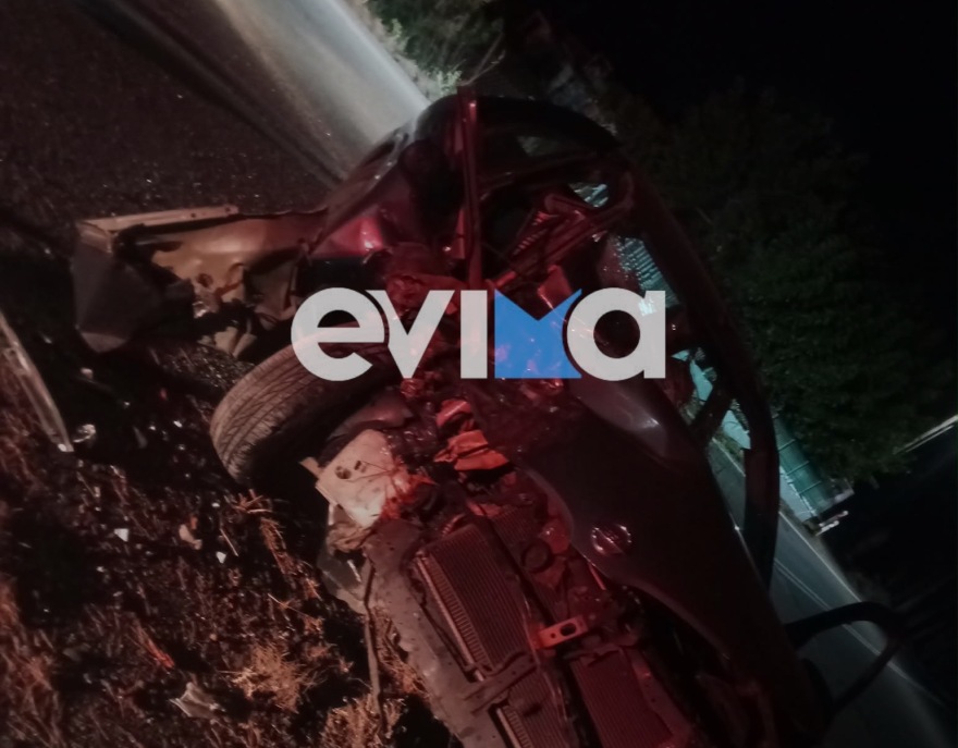 Τροχαίο στην Εύβοια: Απεγκλωβίστηκε 80χρονη μετά από πρόσκρουση σε δέντρο 