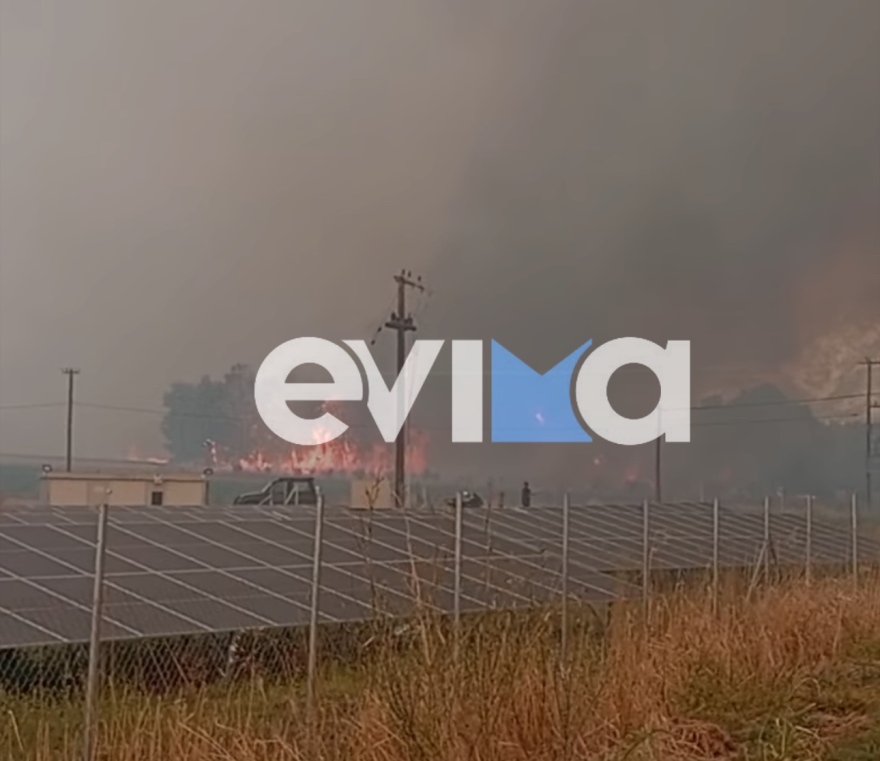 Βελτιωμένη εικόνα στη μεγάλη φωτιά στη Μακρυκάπα Εύβοιας, επιχειρούν 13 εναέρια, δείτε βίντεο 
