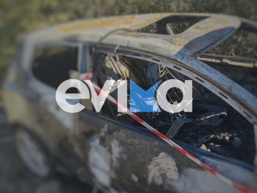 Χαλκίδα: Αυτοκίνητο έπεσε σε στάση λεωφορείου και τυλίχθηκε στις φλόγες, δύο τραυματίες