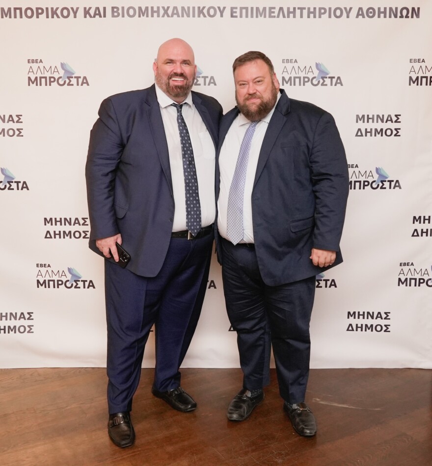 Εκδήλωση για το μέλλον του ΕΒΕΑ του Μηνά Δήμου, υποψήφιου με το συνδυασμό «Άλμα Μπροστά»