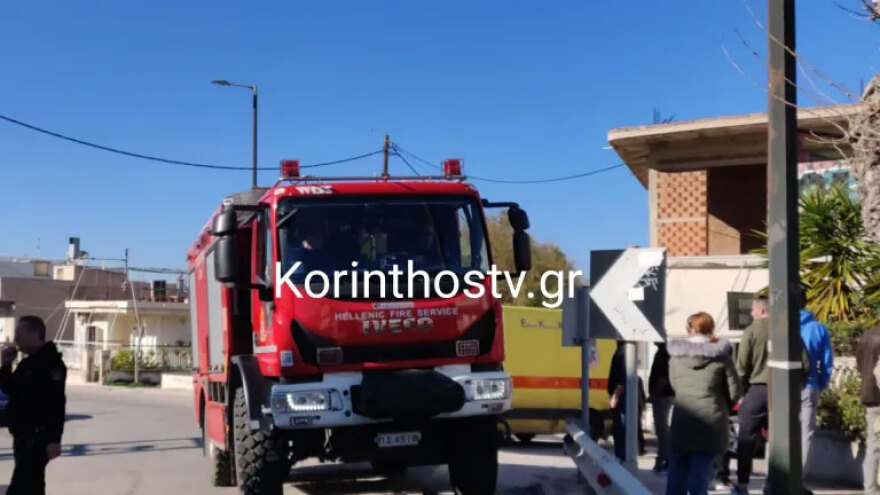 Φωτιά σε σπίτι στην Κόρινθο - Απεγκλωβίστηκαν δύο γυναίκες