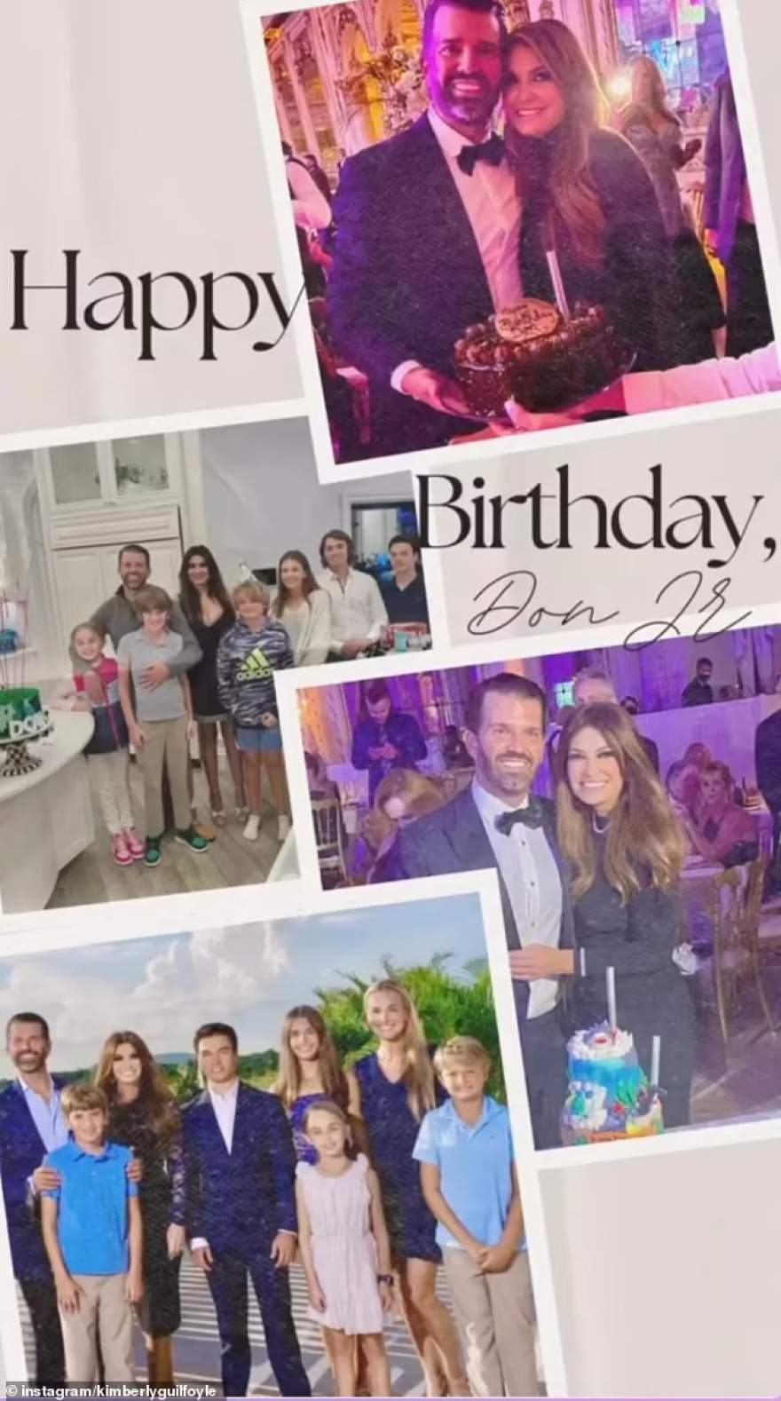 Η Κίμπερλι Γκίλφοϊλ ευχήθηκε χρόνια πολλά στον πρώην αρραβωνιαστικό της, Ντόναλντ Τραμπ Τζ.