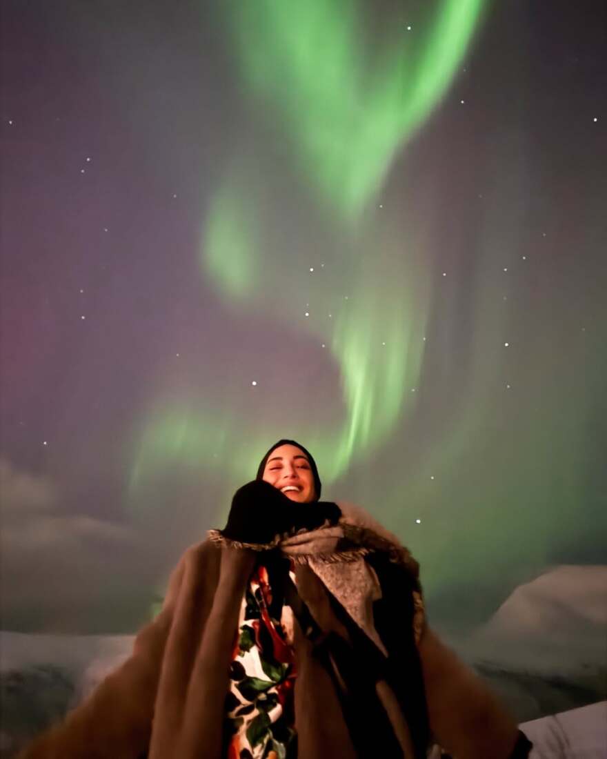 Ευγενία Σαμαρά: Η χρονιά μου άλλαξε με θαύματα, έγραψε η ηθοποιός από το ταξίδι της στη Νορβηγία