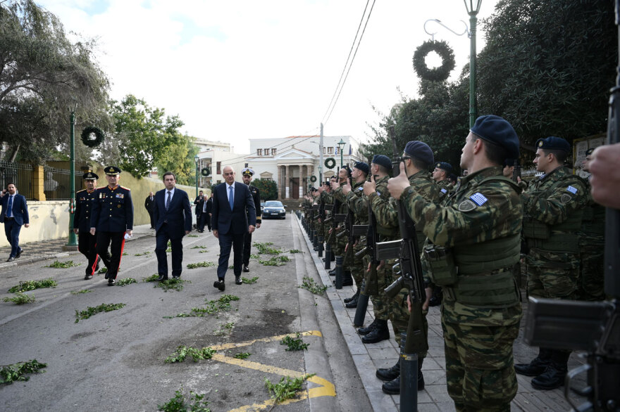 Στη Χίο για τον εορτασμό των Θεοφανίων ο Δένδιας - «Η Ελλάδα με τη θάλασσα νιώθει ασφαλής και ισχυρή»