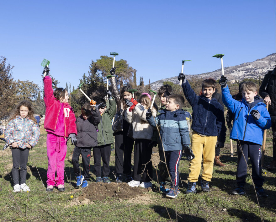 Εθελοντική αναδάσωση της Ιεράς Μονής Πεντέλης  από τους εργαζομένους της Nova