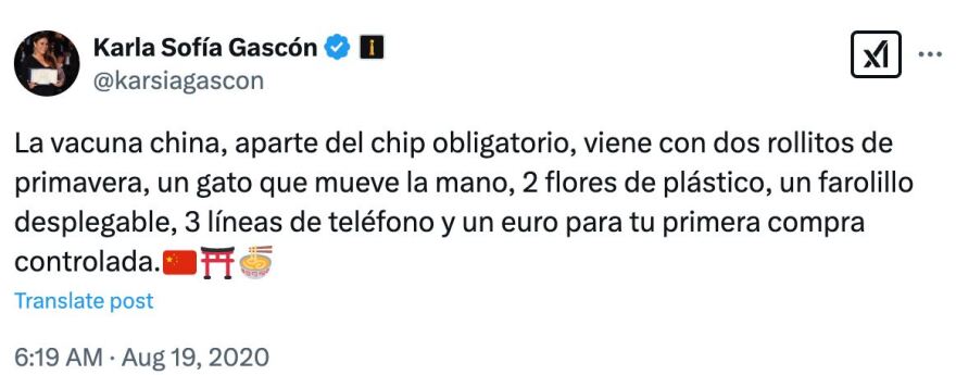  Κάρλα Σοφία Γκασκόν: Σάλος για όσα έγραφε για Τζορτζ Φλόιντ, Ισλάμ και εμβόλια για τον κορωνοϊό