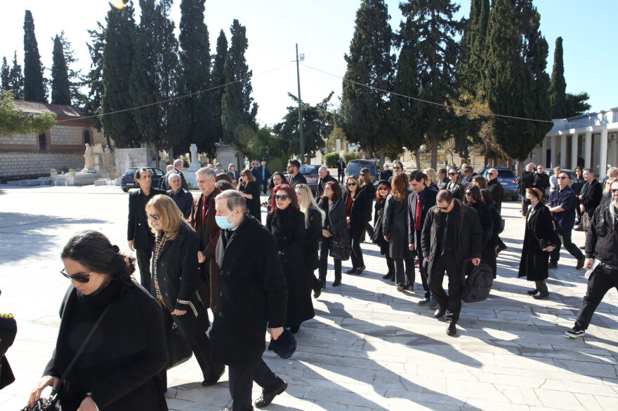  Στο Α' Νεκροταφείο Αθηνών το τελευταίο αντίο στον σκηνοθέτη Δημήτρη Κολλάτο