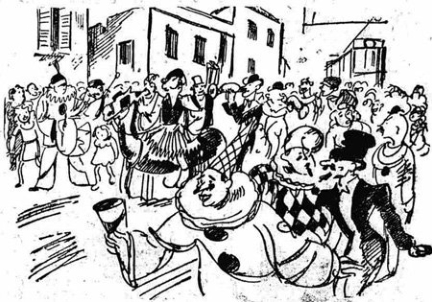 Το καρναβάλι σε πέντε ταμπλό