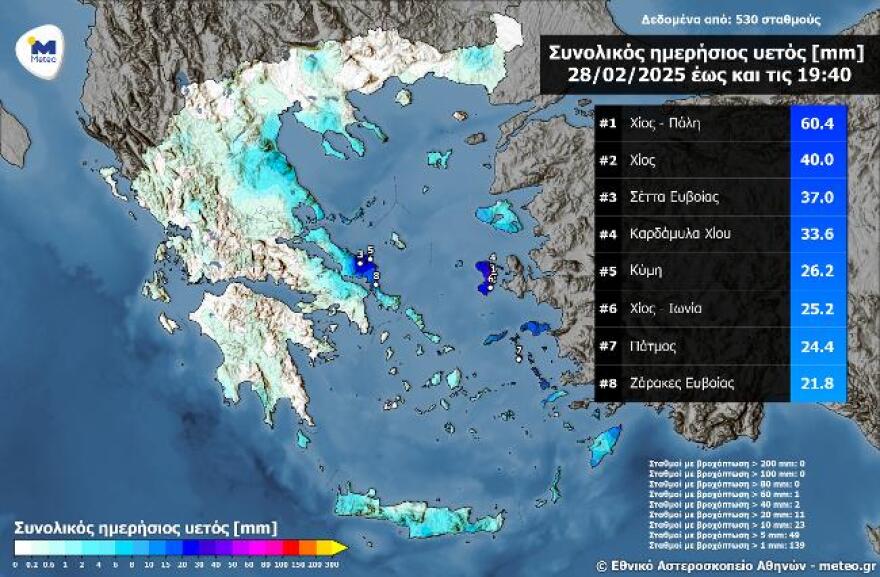 Λίγες βροχές το Σαββατοκύριακο, επιδείνωση του καιρού την Καθαρά Δευτέρα - Ποιες περιοχές επηρεάζονται