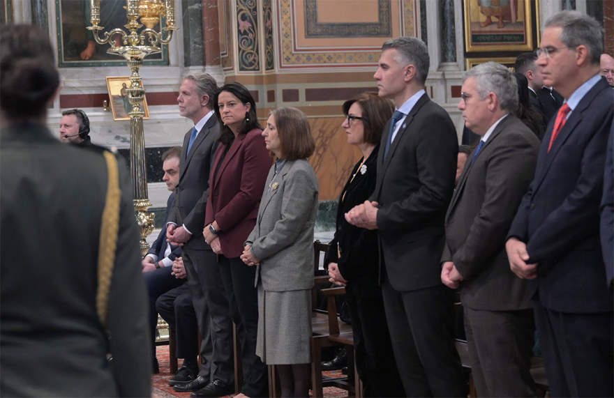 Κυριακή της Ορθοδοξίας: Τελέστηκε η λειτουργία στη Μητρόπολη Αθηνών, δείτε φωτογραφίες