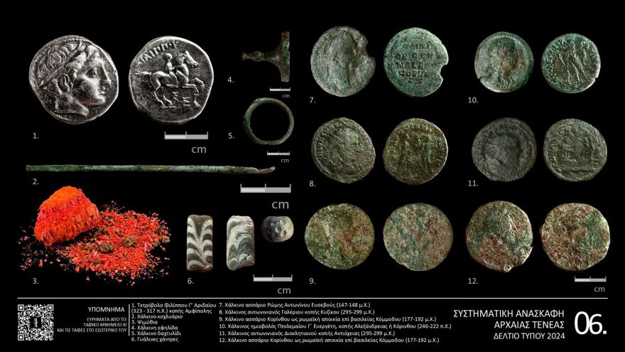 Ταφικό κτίσμα ελληνιστικών χρόνων αποκαλύφθηκε στο Χιλιομόδι Κορινθίας - Δείτε φωτογραφίες