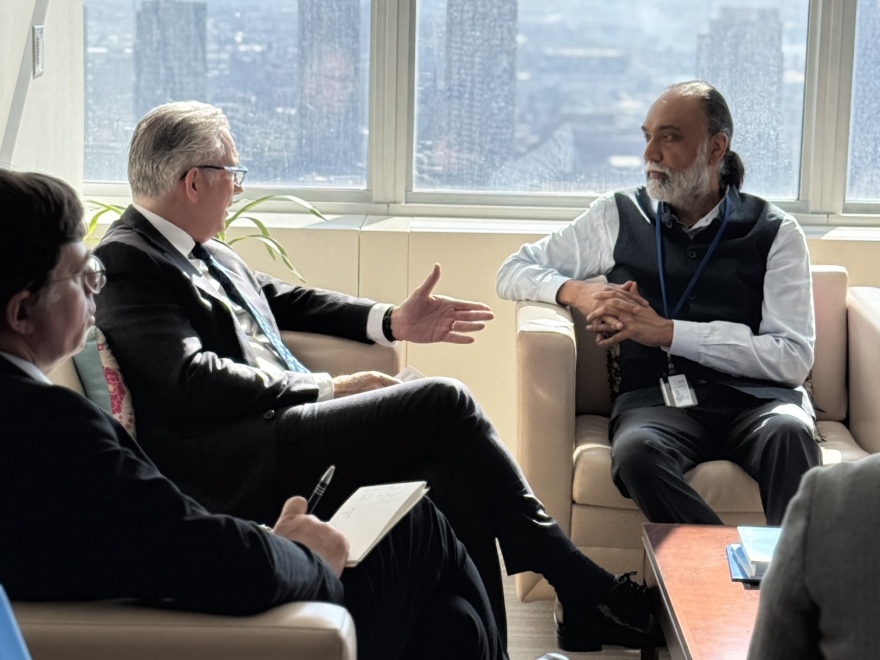 Συνάντηση Ρουσόπουλου - Γκουτέρες στη Νέα Υόρκη, συζήτησαν για την τεχνητή νοημοσύνη