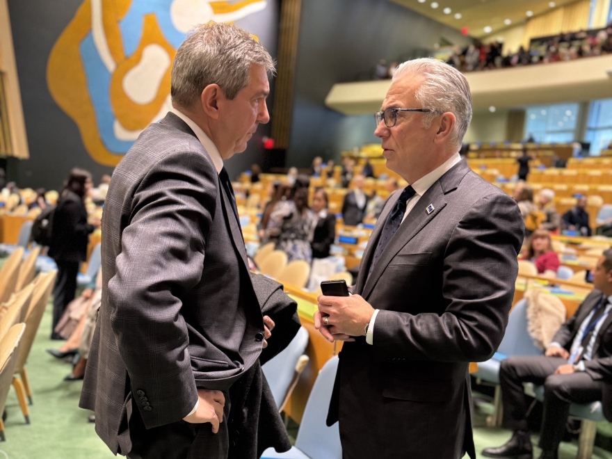 Συνάντηση Ρουσόπουλου - Γκουτέρες στη Νέα Υόρκη, συζήτησαν για την τεχνητή νοημοσύνη