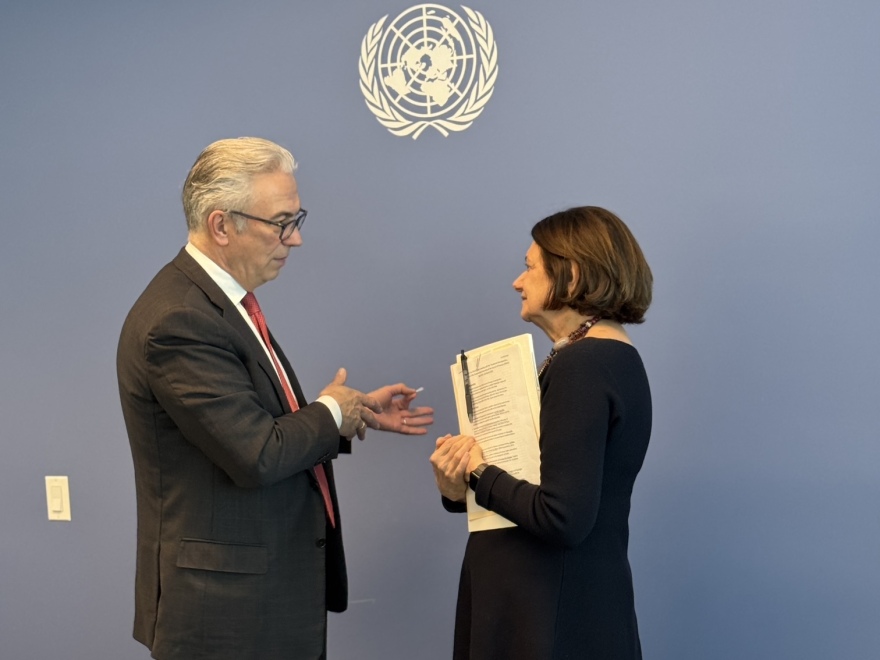 Συνάντηση Ρουσόπουλου - Γκουτέρες στη Νέα Υόρκη, συζήτησαν για την τεχνητή νοημοσύνη