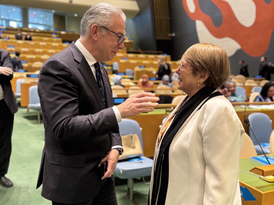 Συνάντηση Ρουσόπουλου - Γκουτέρες στη Νέα Υόρκη, συζήτησαν για την τεχνητή νοημοσύνη