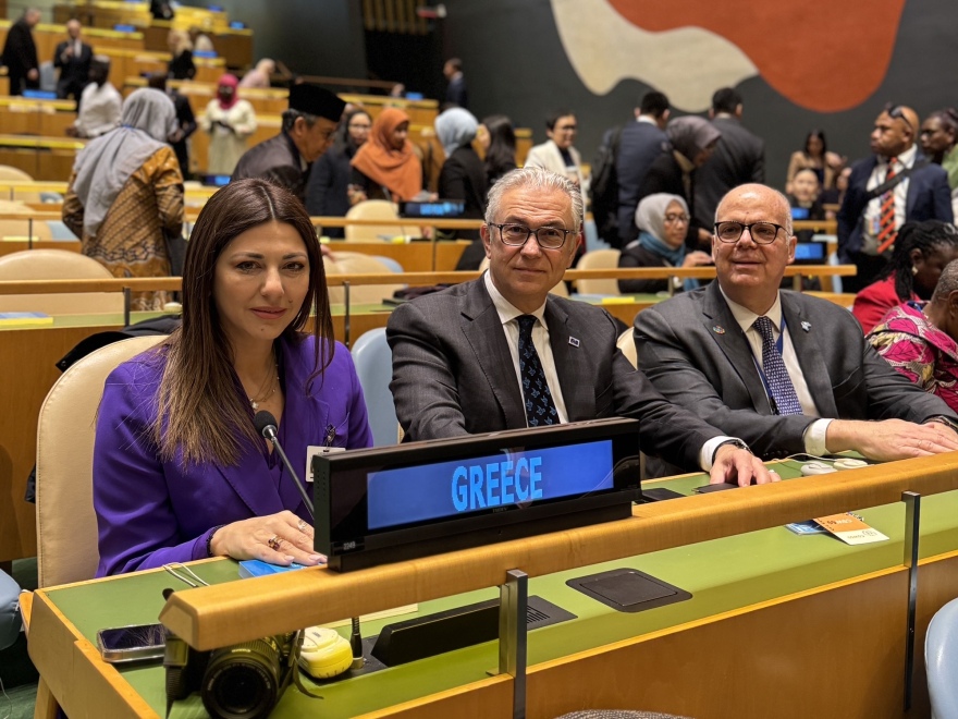 Συνάντηση Ρουσόπουλου - Γκουτέρες στη Νέα Υόρκη, συζήτησαν για την τεχνητή νοημοσύνη