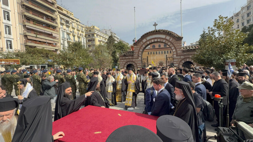 Ετάφη ο Μητροπολίτης πρώην Θεσσαλονίκης Άνθιμος 