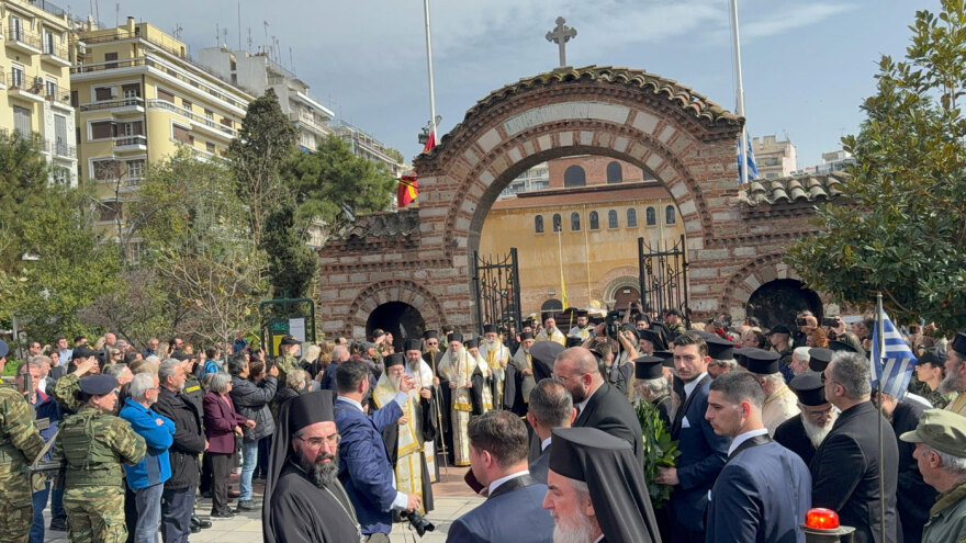 Ετάφη ο Μητροπολίτης πρώην Θεσσαλονίκης Άνθιμος 