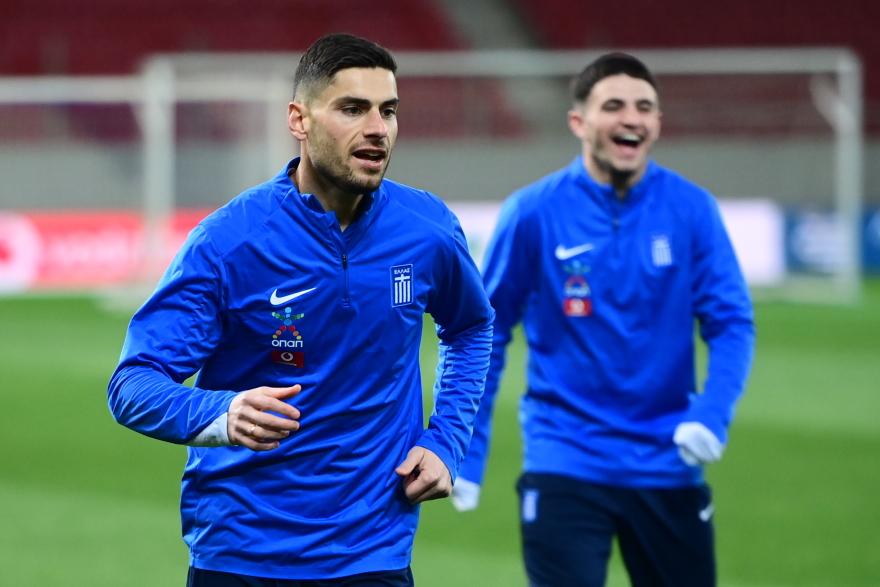 Η τελευταία προπόνηση της Εθνικής Ελλάδας στο Καραϊσκάκη πριν τον αγώνα με την Σκωτία - Βίντεο, φωτογραφίες