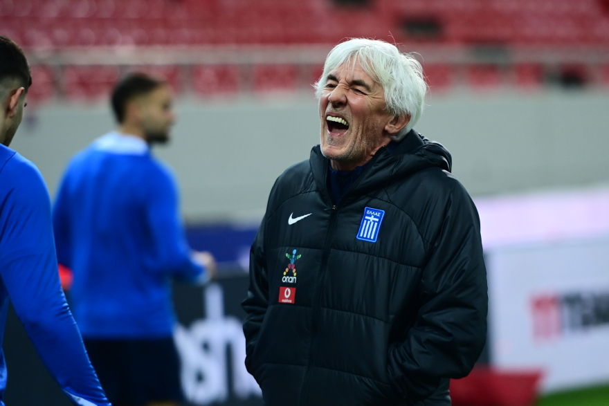 Η τελευταία προπόνηση της Εθνικής Ελλάδας στο Καραϊσκάκη πριν τον αγώνα με την Σκωτία - Βίντεο, φωτογραφίες