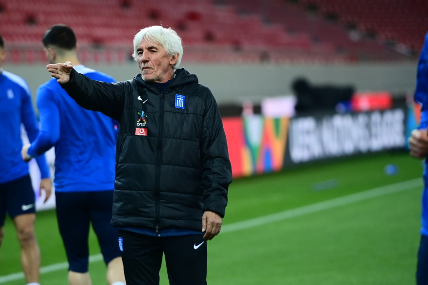 Η τελευταία προπόνηση της Εθνικής Ελλάδας στο Καραϊσκάκη πριν τον αγώνα με την Σκωτία - Βίντεο, φωτογραφίες