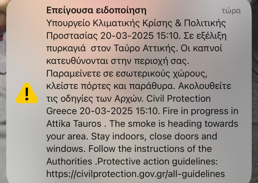 Φωτιά σε αποθήκες και υπαίθριο χώρο στον Ταύρο - Καίγονται παλέτες και σκουπίδια, εστάλη 112 για τους καπνούς, δείτε βίντεο