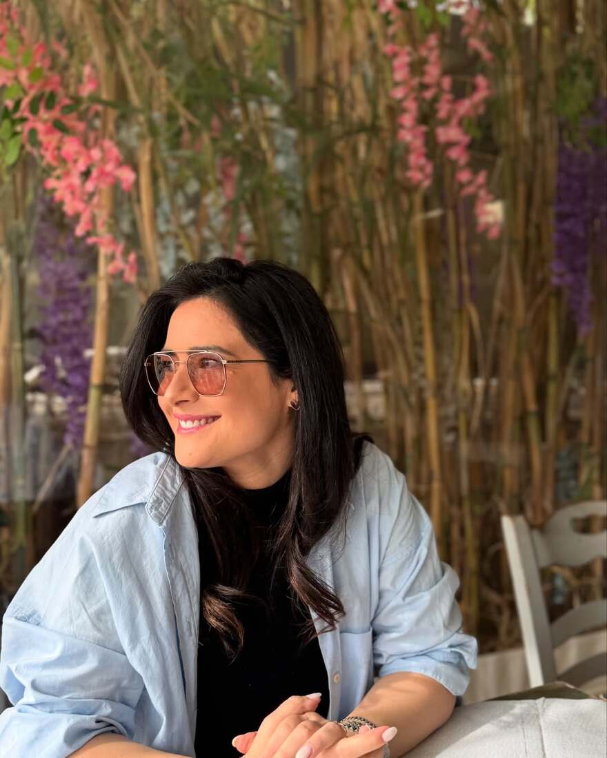 Η Δανάη Μπάρκα δημοσίευσε φωτογραφία στο Instagram από έξοδο με τον πατέρα της