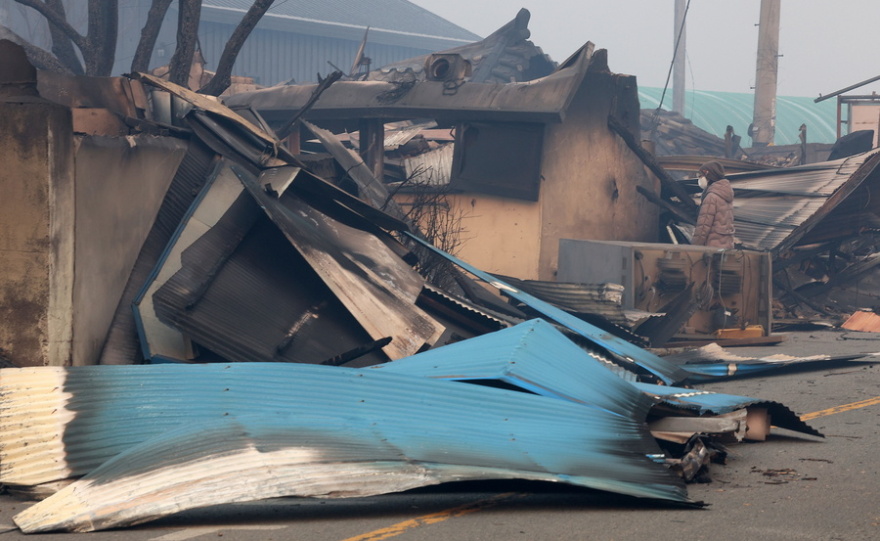 Στους 18 οι νεκροί στη Νότια Κορέα στις χειρότερες δασικές πυρκαγιές των τελευταίων ετών - Δείτε φωτογραφίες