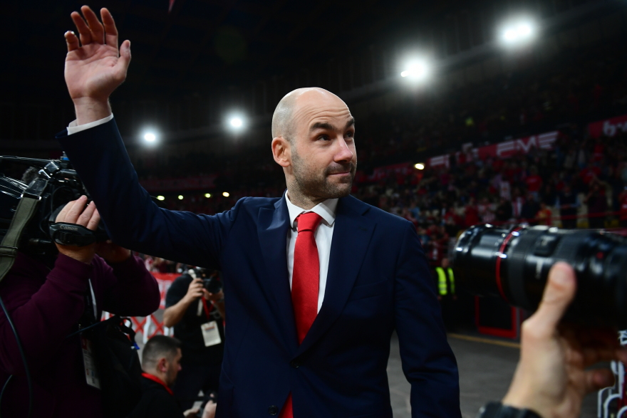 Αποθεώθηκε από τον κόσμο του Ολυμπιακού στην επιστροφή του στο ΣΕΦ ο Σπανούλης - Βίντεο, φωτογραφίες 