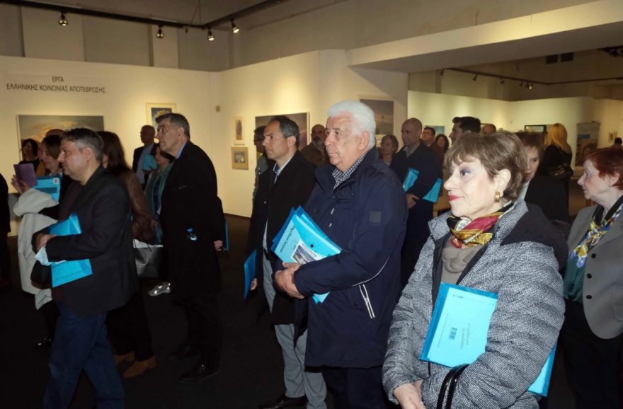 Εγκαινιάστηκε η αναδρομική έκθεση του ζωγράφου Παύλου Μοσχίδη «Ο Σαρκώσας το χρώμα»