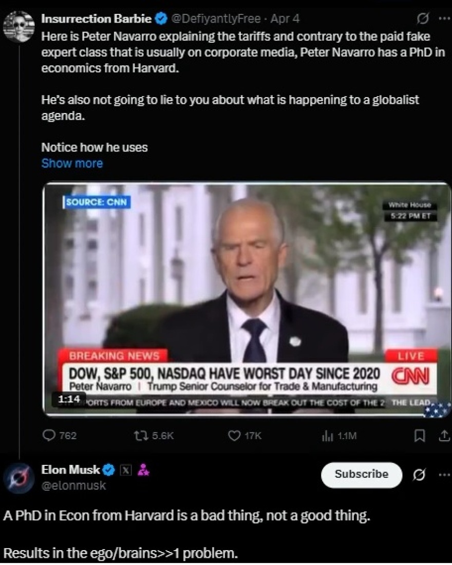 Washington Post: Ο Μασκ ζήτησε από τον Τραμπ να παγώσει τους δασμούς 50% στην Κίνα - Το σχόλιό του με βίντεο του Φρίντμαν για το μολύβι