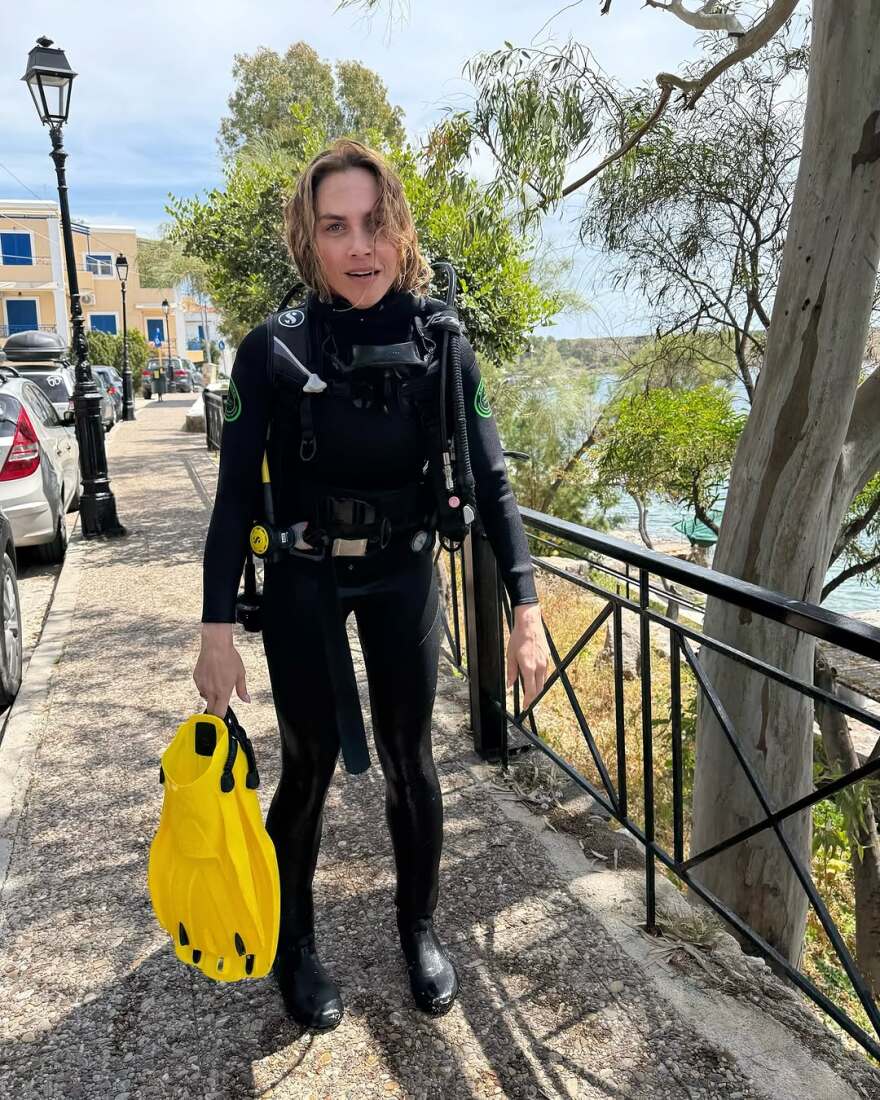 Ντορέττα Παπαδημητρίου - Γιώργος Γεροντιδάκης: Οι φωτογραφίες από τις κοινές διακοπές τους στην Αίγινα