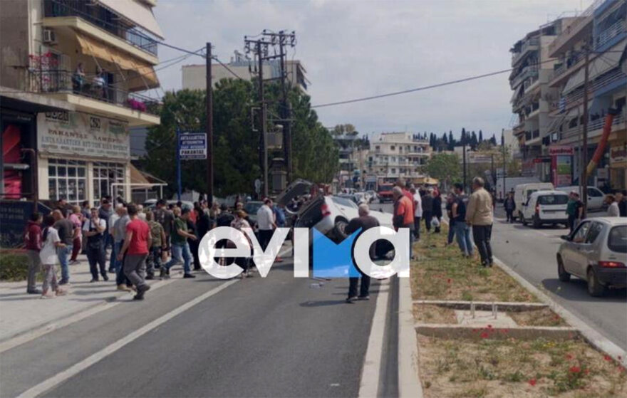 Σοβαρό τροχαίο στη Χαλκίδα - Στο νοσοκομείο μητέρα και η ανήλικη κόρη της