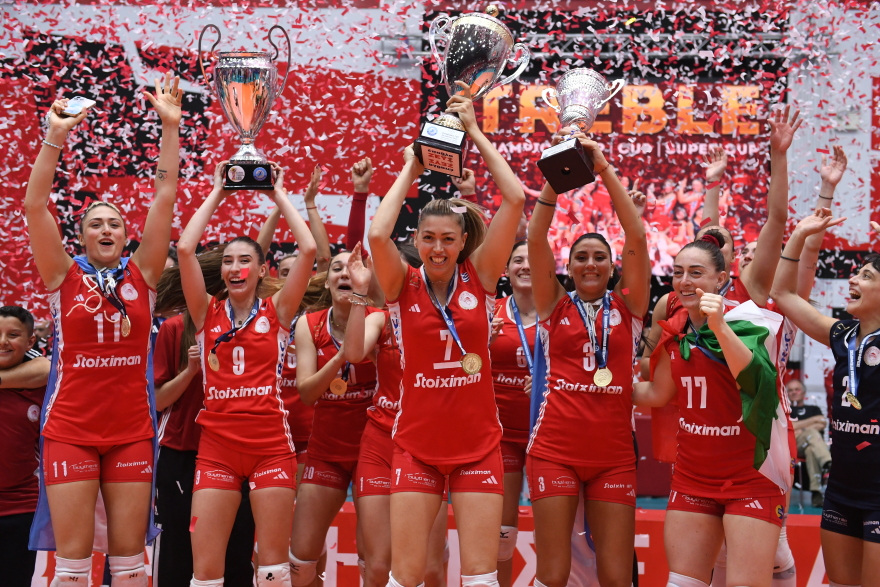 Volley League γυναικών: Ο Ολυμπιακός 3-2 τον ΠΑΟΚ κι επέστρεψε στον θρόνο του - Δείτε βίντεο