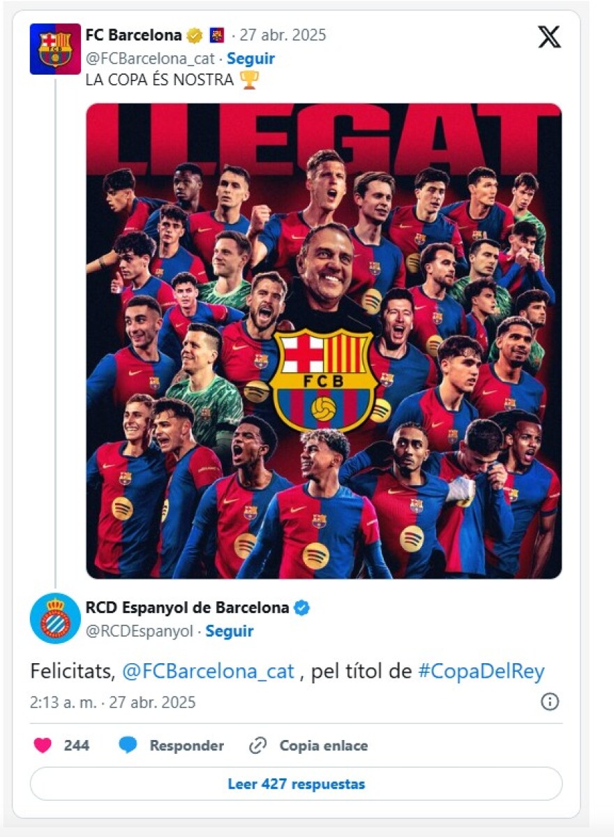 Εσπανιόλ: Τα... συγχαρητήρια στη Μπαρτσελόνα προκάλεσαν την οργή των οπαδών της