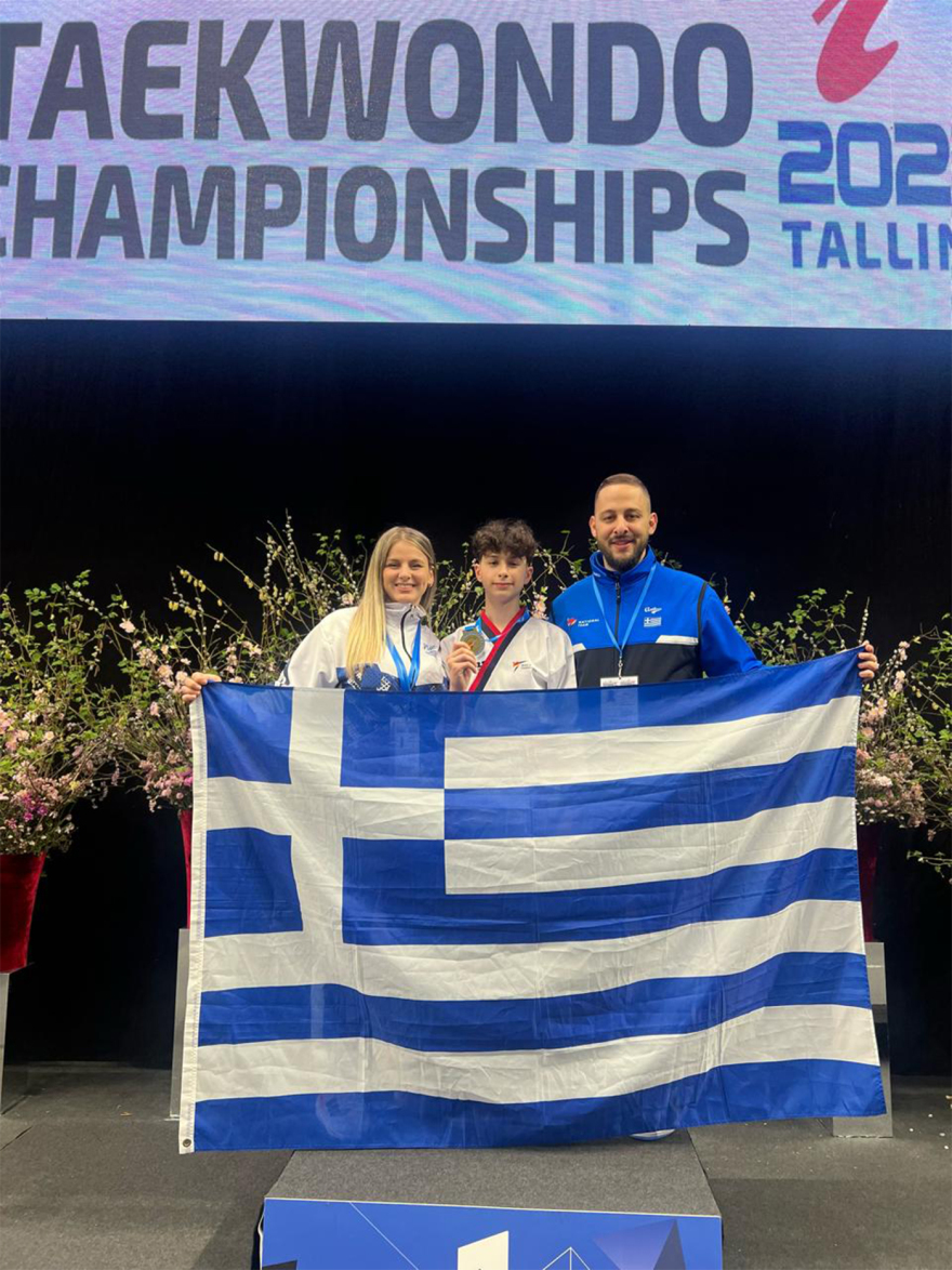 Πρωταθλητής Ευρώπης στο Poomsae Taekwondo, ο 13χρονος Νικόλας Καρακατσάνης