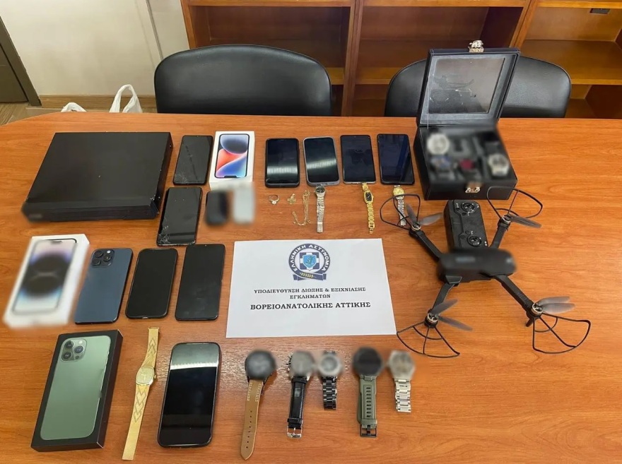 Σπείρα με ορμητήριο τα Άνω Λιόσια είχε drone για... τσιλιαδόρο όταν άνοιγε σπίτια σε Αττική και Χαλκίδα