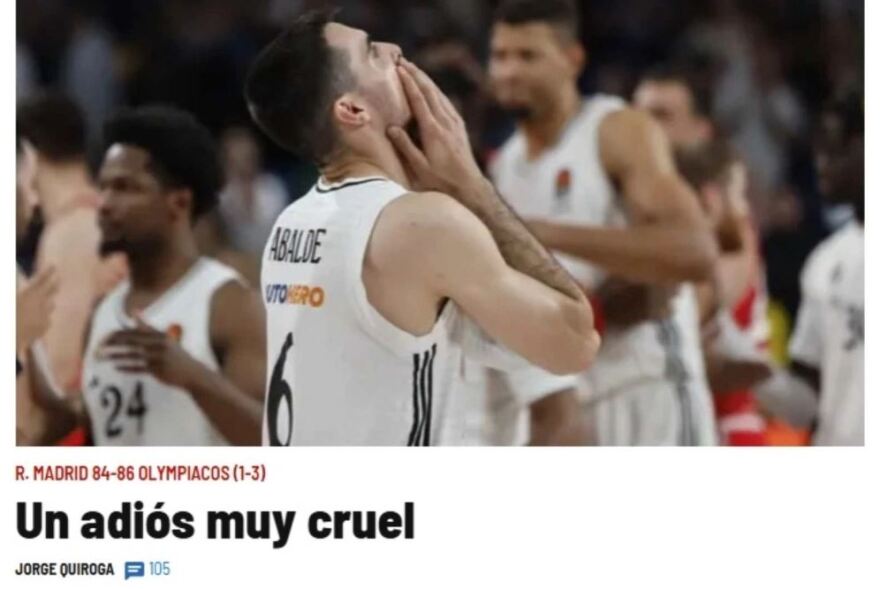 Marca για τον αποκλεισμό της Ρεάλ από τον Ολυμπιακό: Ένα πολύ σκληρό αντίο