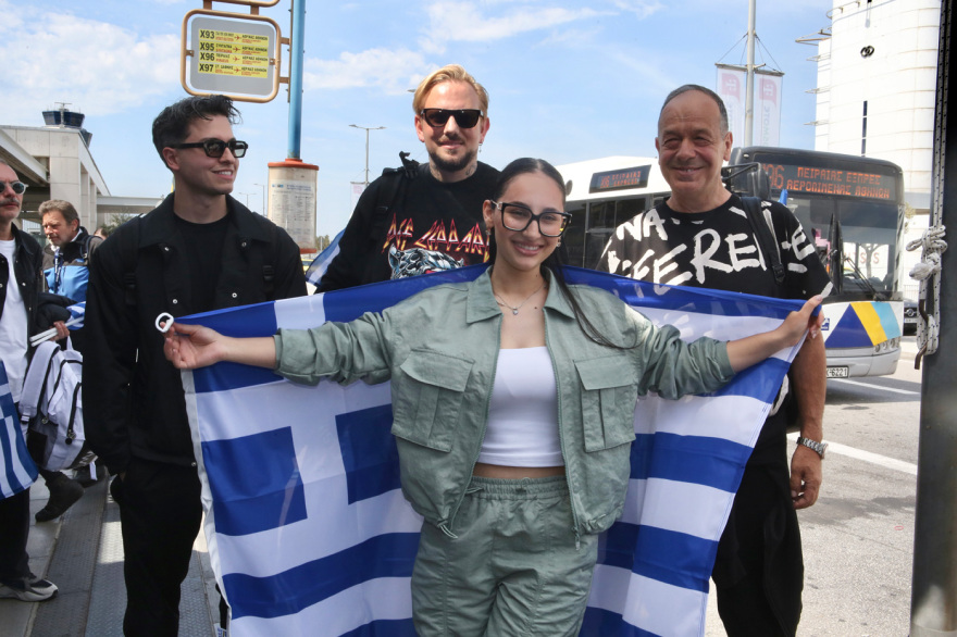 Η Κλαυδία αναχώρησε για τη Βασιλεία με την ελληνική αποστολή - Είμαστε προετοιμασμένοι για όλα, δήλωσε για τη Eurovision