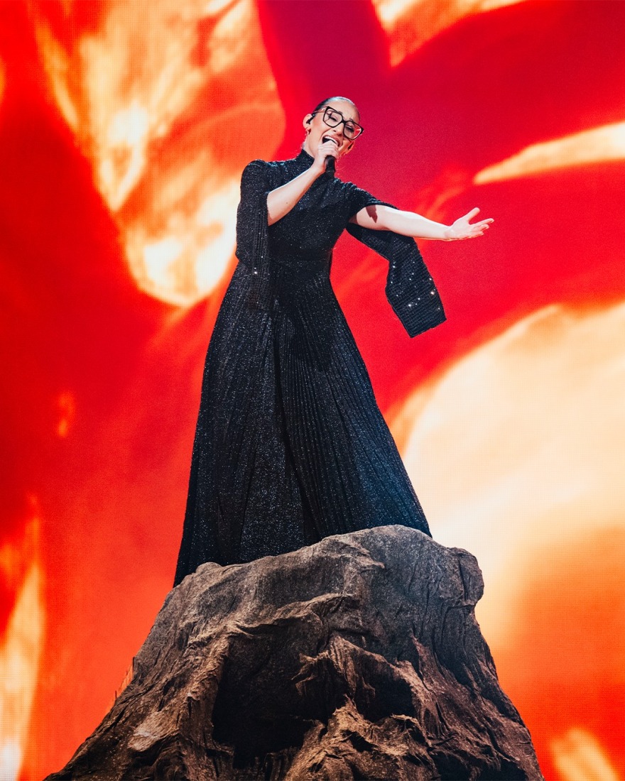 Eurovision: Οι πρώτες εικόνες από την πρόβα της Κλαυδίας