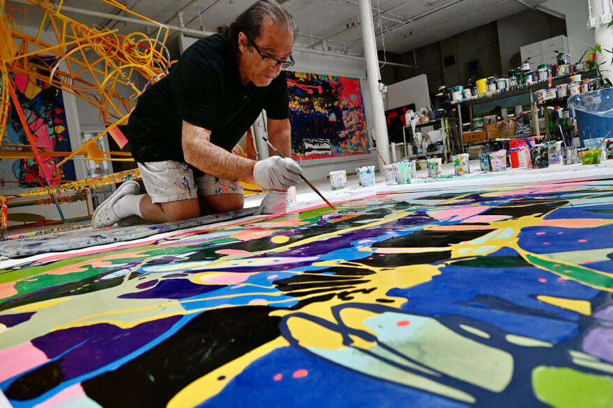 Στη Sianti Gallery η πρώτη ατομική έκθεση ζωγραφικής στην Αθήνα του Αμερικανού αφηρημένου γλύπτη και ζωγράφου Peter Reginato